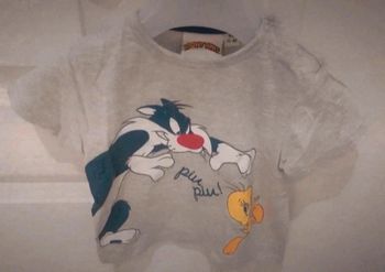 T shirt garçon looney tunes 18 mois