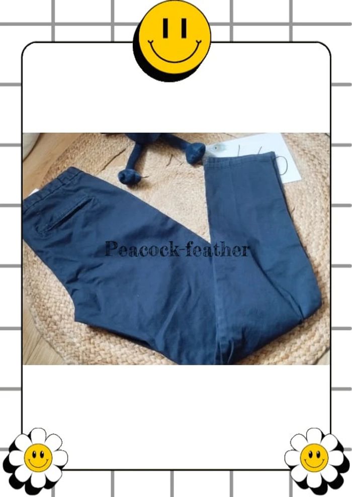 Pantalon Chino bleu smog 40 - photo numéro 2