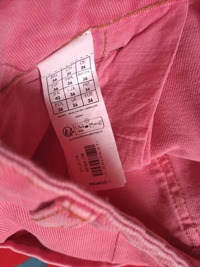 Jupe culotte promod rose 36 - photo numéro 11