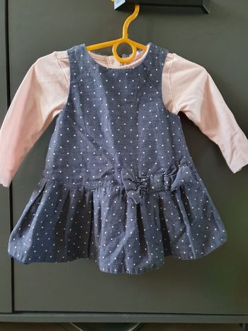 Robe et t-shirt 12 mois