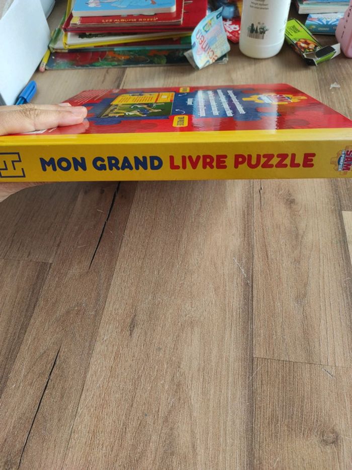 Mon grand livre puzzle sam le pompier - photo numéro 3