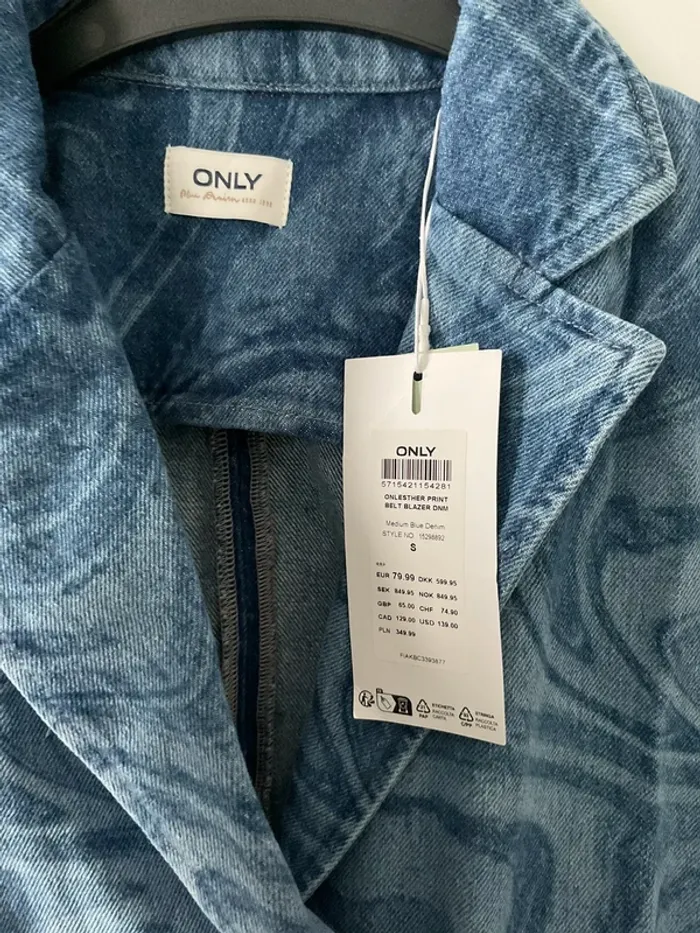 Veste/blazer denim - photo numéro 4