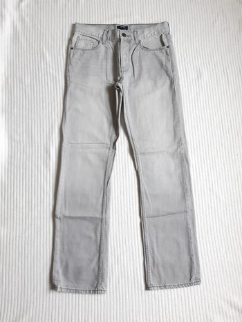 Pantalon jean gris Kiabi