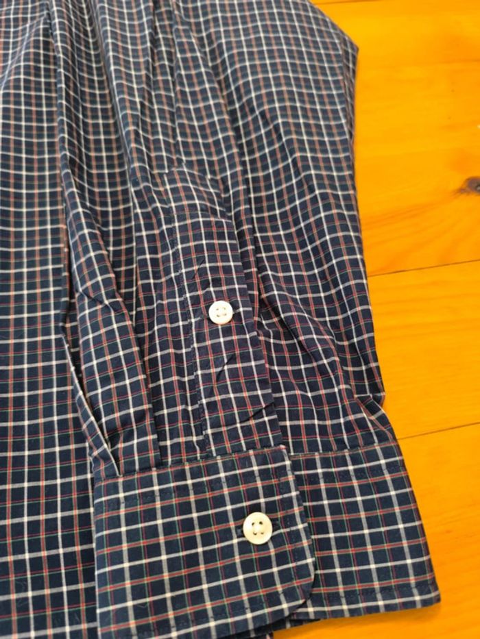 Chemise à carreaux - Ralph Lauren - Blake - Logo brodé violet - noir, blanc - Taille XXL - photo numéro 6