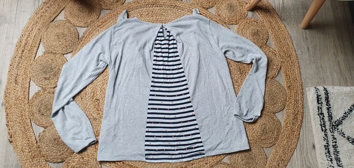 Pull bi-matière Vertbaudet en 12 ans - photo numéro 2