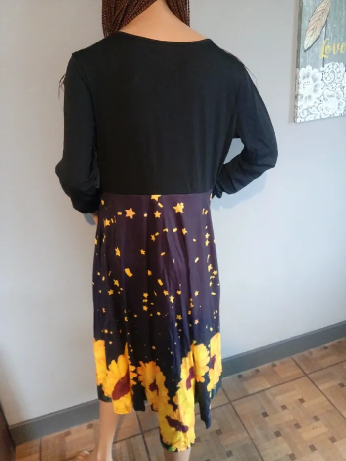 Robe midi Shein (neuf, jaune), L / 40 / 12 - photo numéro 5