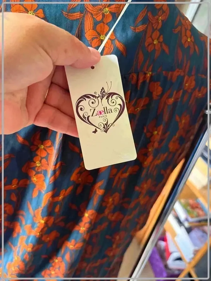 Robe campanule taille 36 marque zaella neuve avec étiquette - photo numéro 3