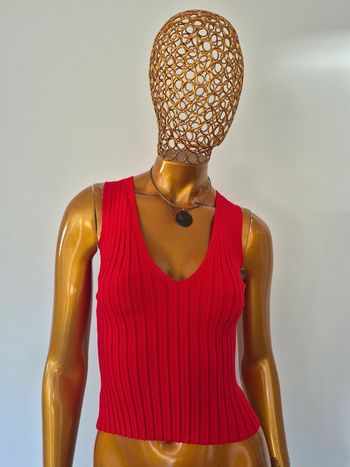 Top Femme Rouge Taille S/M