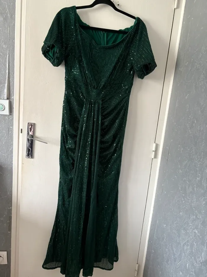 Robe de soirée sirène pailletée