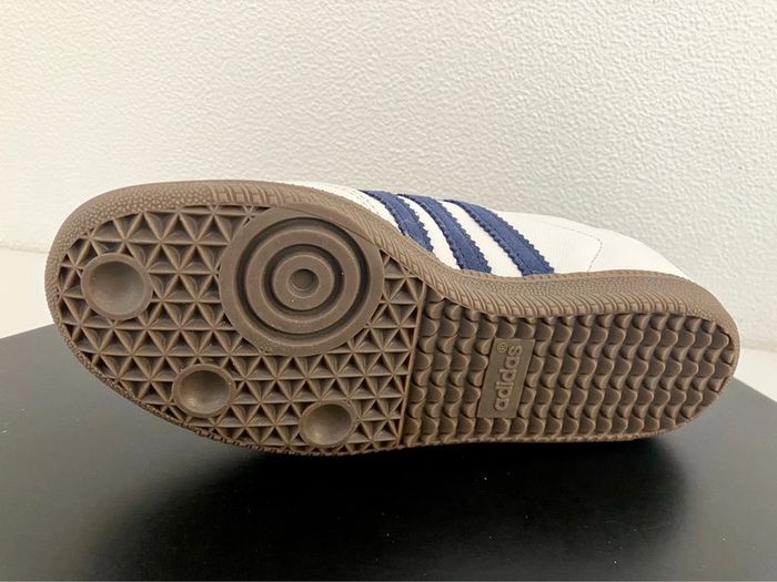 Adidas Originals Samba White / Navy Blue / Collegiate Green - photo numéro 4