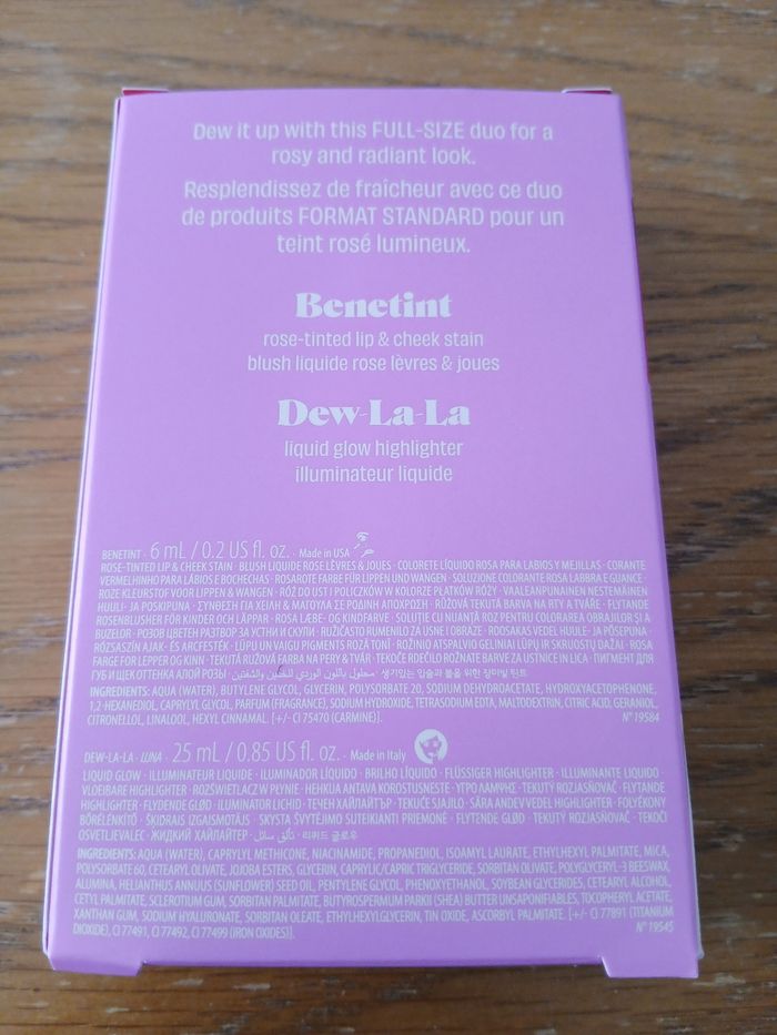 Benefit benetint dewlala - photo numéro 2