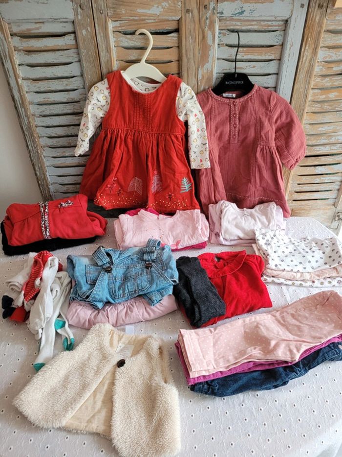 Lot fille automne hiver 9 mois