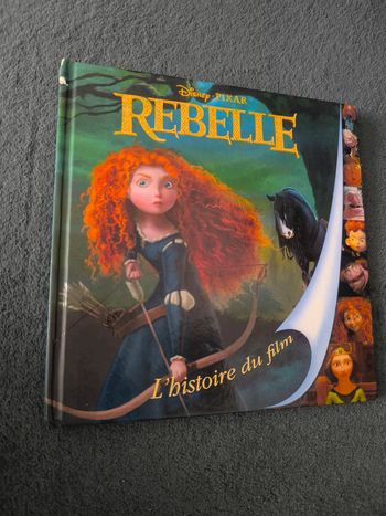 Livre Rebelle l'histoire du film disney pixar