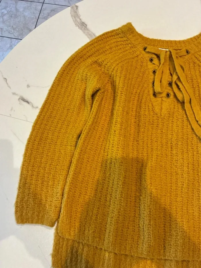Pull jaune - Jennyfer - Taille XS - photo numéro 3