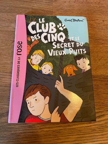 Livre La bibliothèque Rose Le club des cinq et le secret du vieux puits