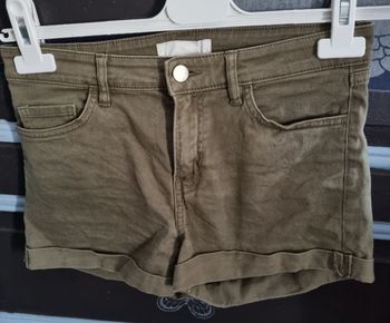 Short en jeans kaki 36