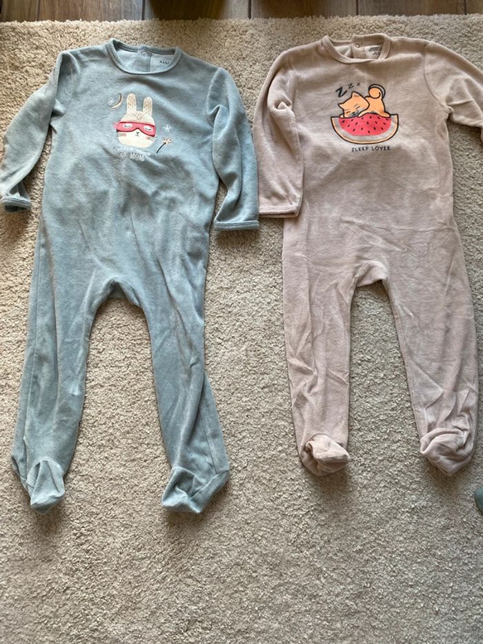 Lot de 2 dors bien velours