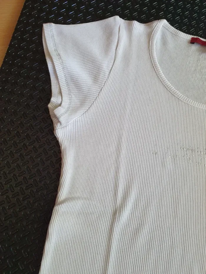 Tee-shirt blanc Marithé+François Girbaud - photo numéro 3