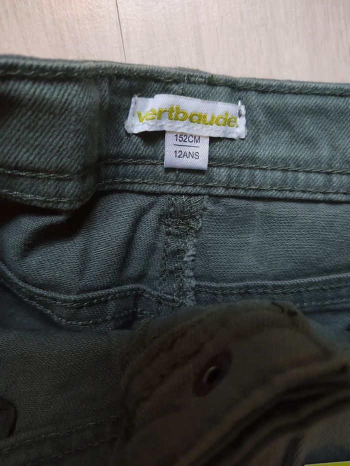 Pantalon jeans vert - photo numéro 3