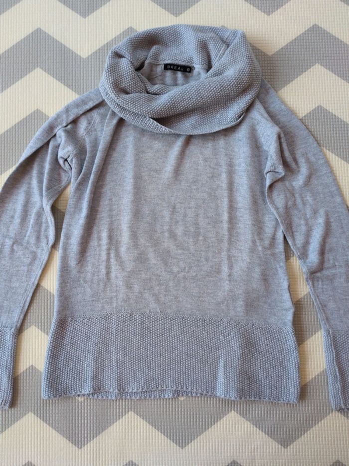 Pull col long retombant Bréal