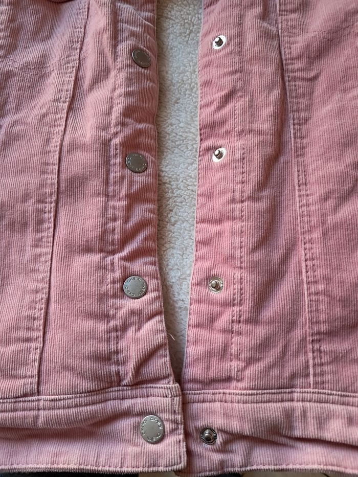 Blouson en velours rose Okaïdi 10 ans - photo numéro 4
