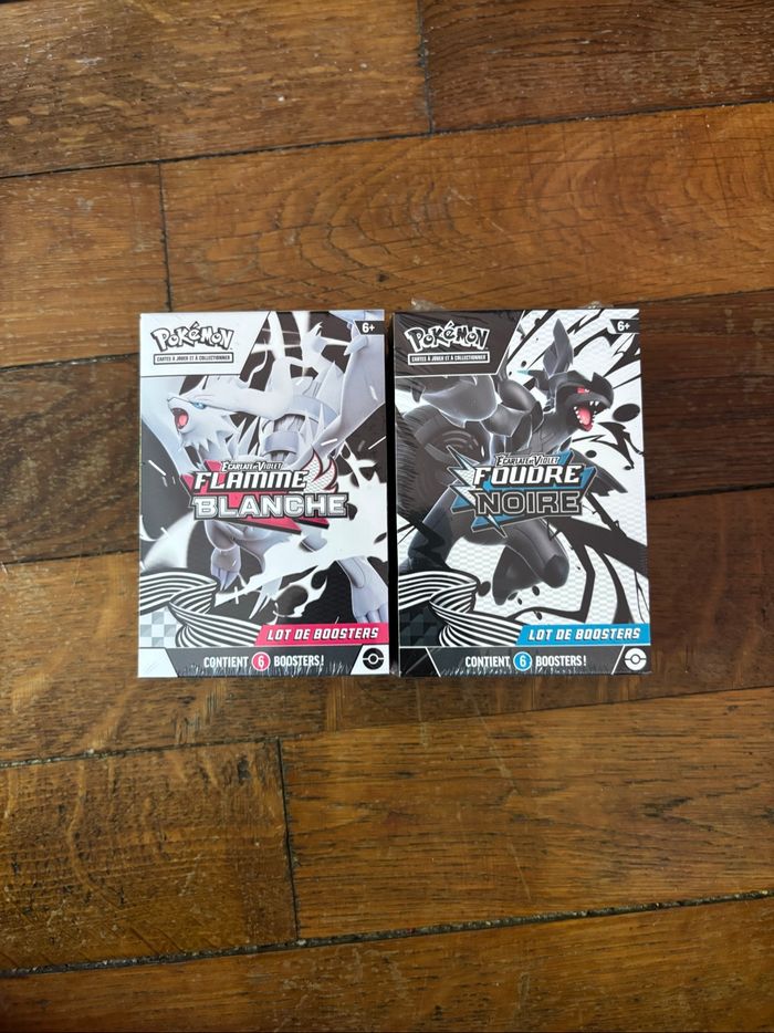 Lot bundle 10.5 flamme blanche foudre noire