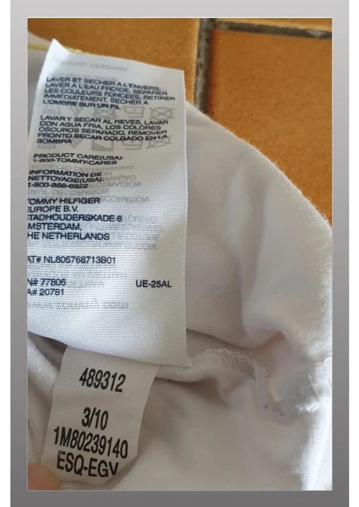 Polo femme Tommy Hilfiger M blanc/rose - photo numéro 8