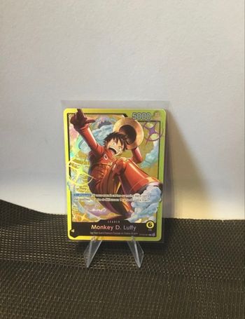 Carte Monkey D. luffy leader ST29-001 français egg Head One Piece card game