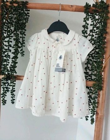 Robe bébé fille Petit bateau Neuf avec étiquette 