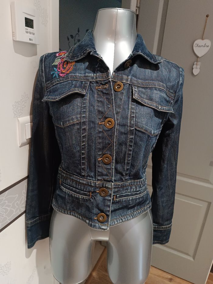 Veste jean femme t 38/40 - photo numéro 2