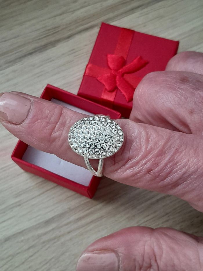 Bague de fiançailles Bella,série Twilight taille 60, plaquée argent - photo numéro 7