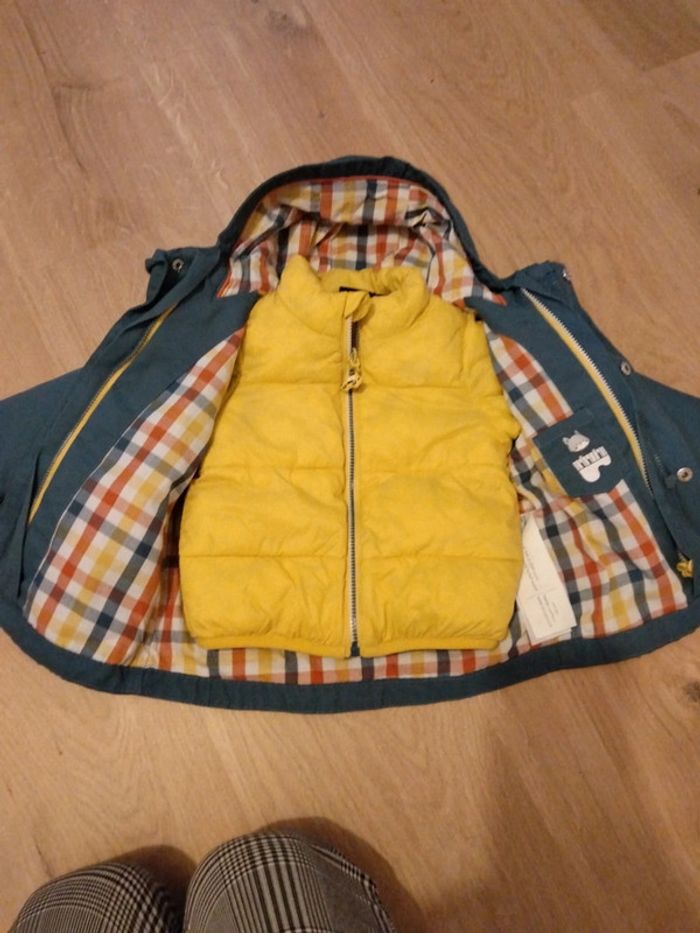 Parka/doudoune 2en1 6 mois - photo numéro 2