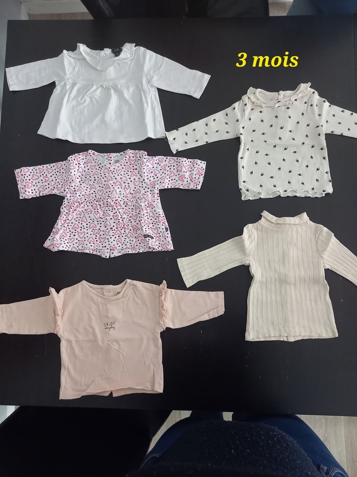 Lot vêtement bébé fille 3 mois - photo numéro 2
