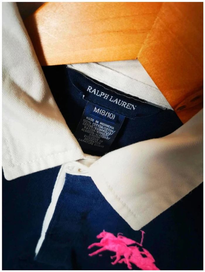 C30 polo marine Ralph Lauren 8-10 ans - photo numéro 3
