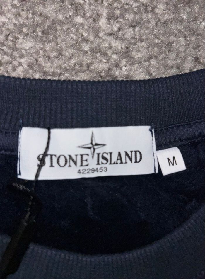 Pull ston Island bleu taille M - photo numéro 2