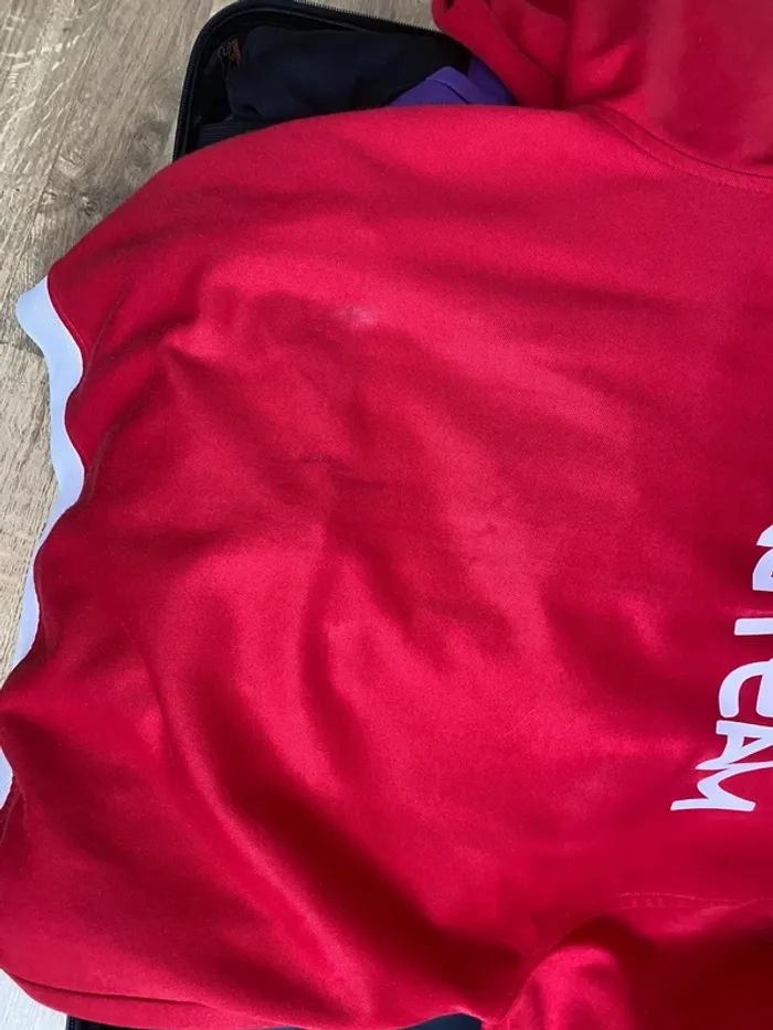Veste vintage NewTeam rouge - S - photo numéro 11