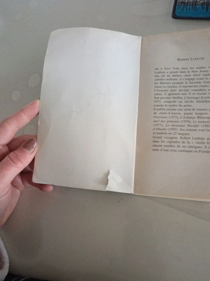 Livre "la route d'Omaha" de robert Ludlum - photo numéro 4