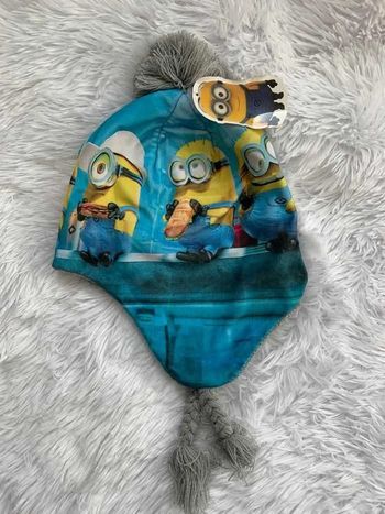 Bonnet les minions taille 2/4ans 52cm Neuf