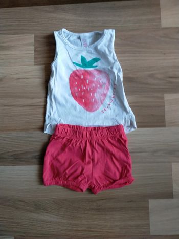 Ensemble short + t-shirt