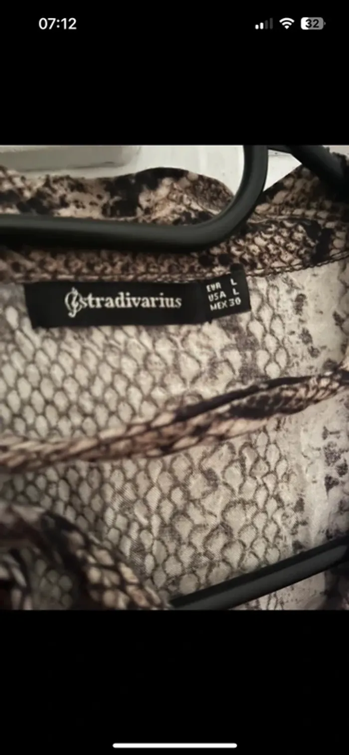 Haut manches longues nouer stradivarius taille L - photo numéro 3