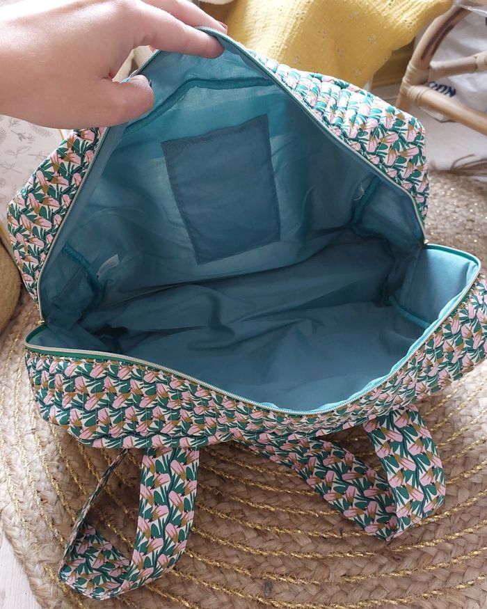 Sac week-end, à langer vert La p'tite cachottière - photo numéro 5