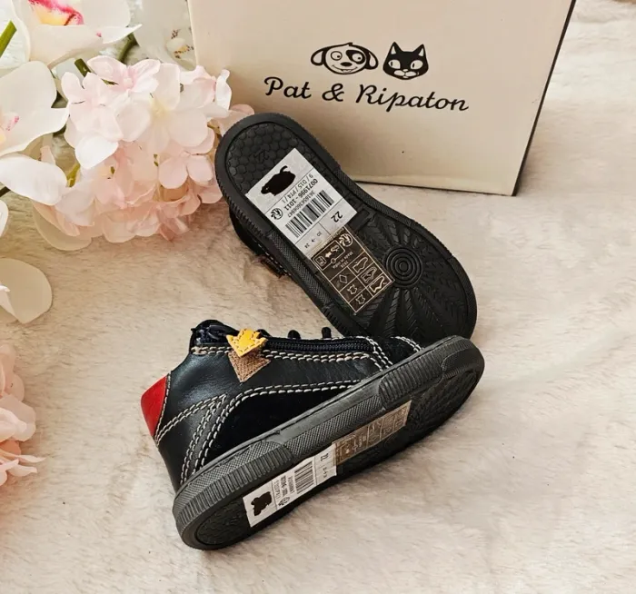 Chaussures Bottines Cuir Zip Pat et Ripaton T22 - photo numéro 2