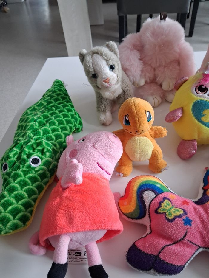 Lots de 9 peluches assorties - photo numéro 4