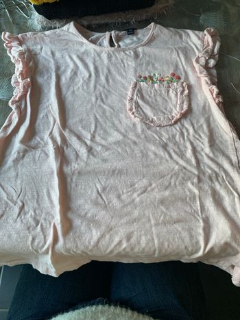 TEE shirt rose fille