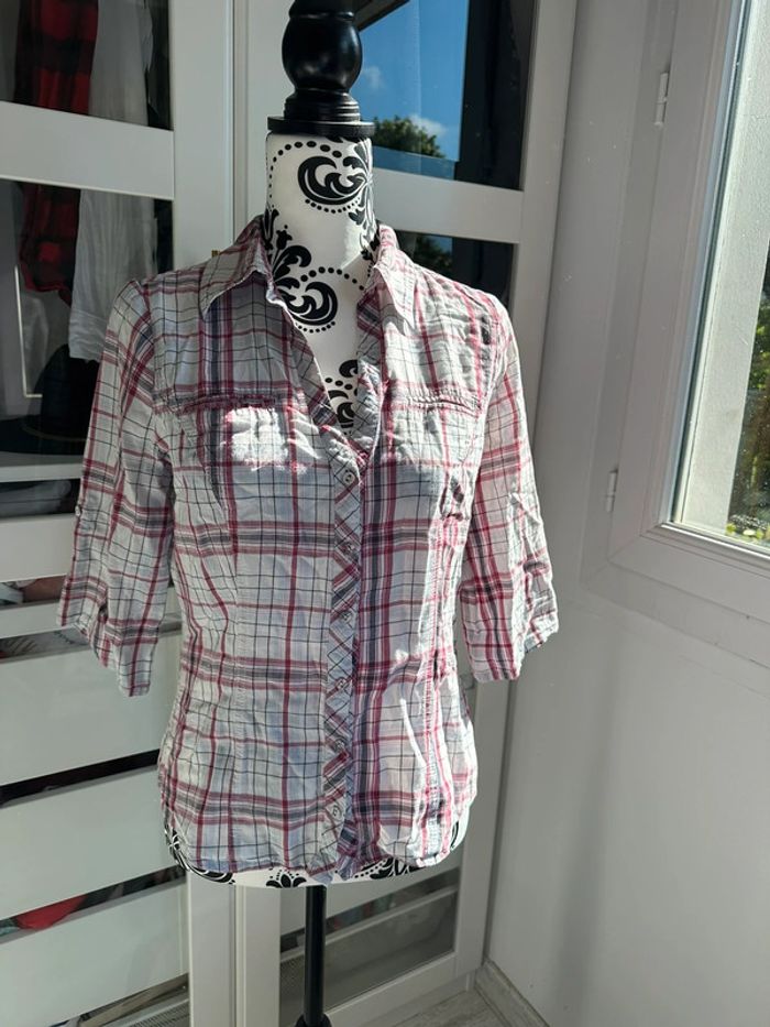 Chemise à carreaux