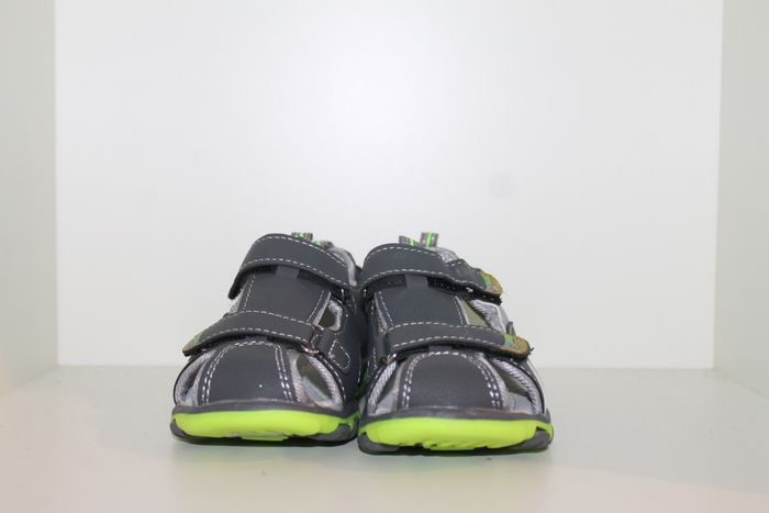 belle sandales nus pieds grise et verte 30 - photo numéro 2