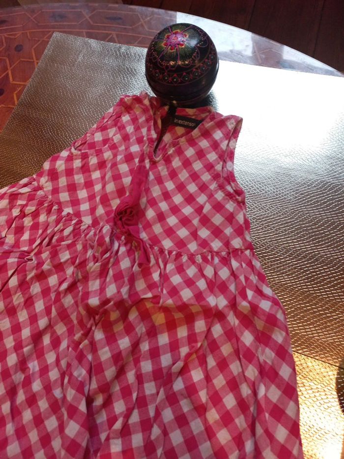 Très jolie robe coton été 12 mois - photo numéro 3