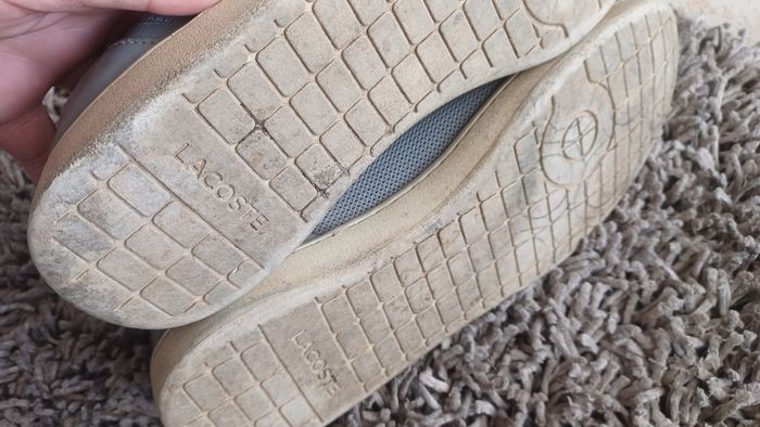 Chaussure lacoste homme 43 très bon état grise - photo numéro 4