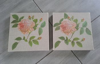 Lot de 2 petites toiles