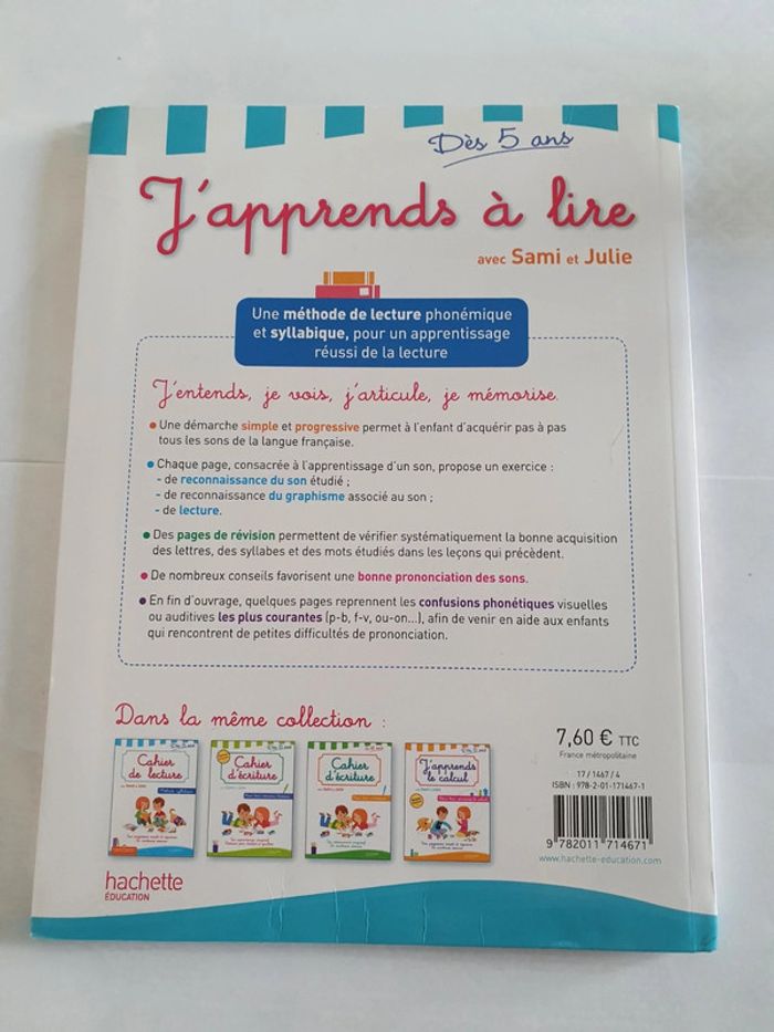 Livre "J'apprends à lire" - photo numéro 2